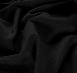 Vlněné sukno černé s vlasem