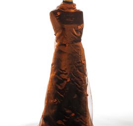 Organza růže skořicová