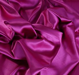 Satén taft pružný fuchsiová