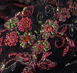 Exkluzivní krajka černá