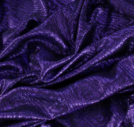 Tkané lamé se vzorem moaré fialová/černá