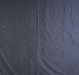 Brokát nepružný květinový motiv modrošedý