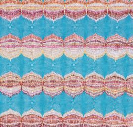 Efektní úplet geometrický motiv tykrysový