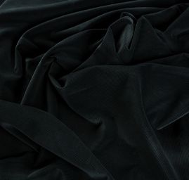 Manšetr pružný bavlněný černé barvy