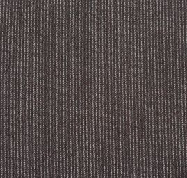 Vlněná kostýmová látka proužek bílá/hnědá