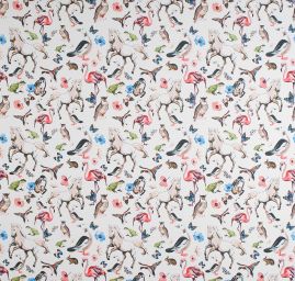 Úplet středně silný Punto tisk růžový plameňák