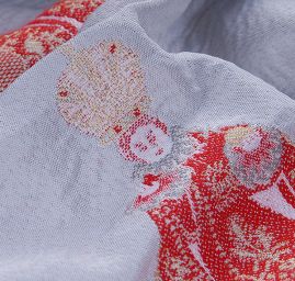 Pražské Jezulátko kupón červen/šedá