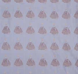 Pražské Jezulátko kupón vínovozlatá/sv.šedá