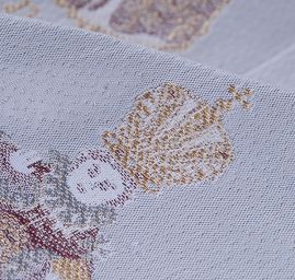 Pražské Jezulátko kupón vínovozlatá/sv.šedá