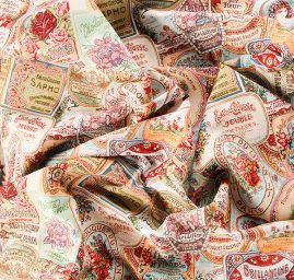 Dekorační látka s motivem Vintage