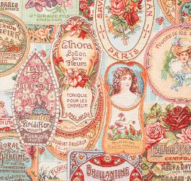 Dekorační látka s motivem Vintage