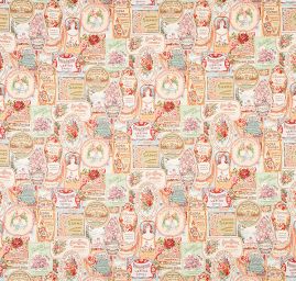 Dekorační látka s motivem Vintage