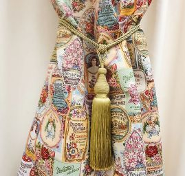 Dekorační látka s motivem Vintage