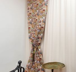 Dekorační látka s motivem Vintage