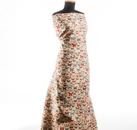 Dekorační látka vzor motýlků