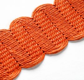 Textilní porta skořicová