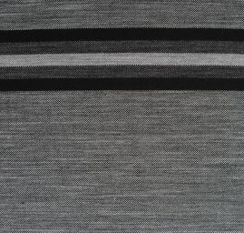 Úplet vlněný šedočerný melír s pruhy