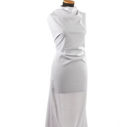 Středně silný úplet matný povrch bílý