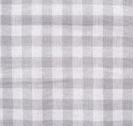 Bavlněná látka vzor kanafas šedobílá 1x1 cm