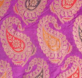Brokát paisley vzor barevný