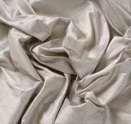 Šantung jednobarevný šanžán modrosmetanové