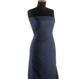 Riflovina imitace košilová látka tm. modrá