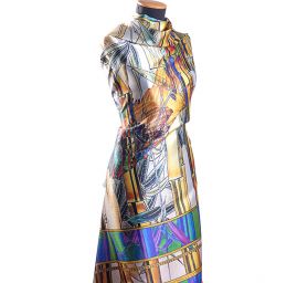 Arttextil motiv papouška mikado tkanina 