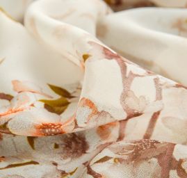 Žoržet variace kimono styl slonová kost