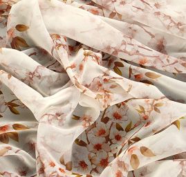 Žoržet variace kimono styl slonová kost