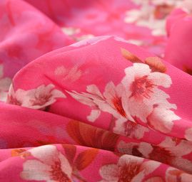 Žoržet variace kimono květy růžová