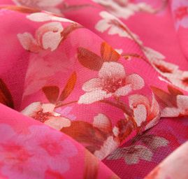 Žoržet variace kimono květy růžová