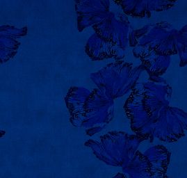 Žoržet motiv velkých květů modrá