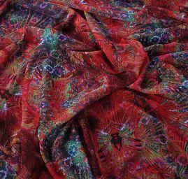 Žoržet nevšední abstraktní motiv červená