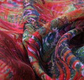 Žoržet nevšední abstraktní motiv červená