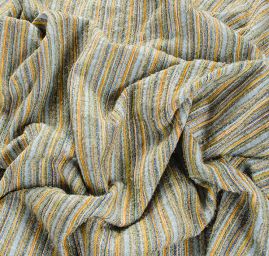 Kostýmová látka buklé vlna směs zelený melír