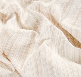 Látka design Art Fabrics bavlna směs režná/bílá