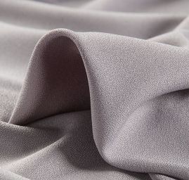 Žoržet šatový jemnější pružný světle šedý