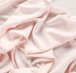 Žoržet šatový jemný pružný pastel oranžový