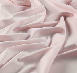 Žorřet šatový jemný pružný pastel růžový