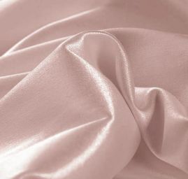 Satén pružný pudrová starorůžová