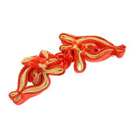 Japonské zapínání "knoflík" malé červenožluté 