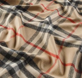 Kostýmová látka vlna kašmír kostka