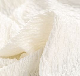 Pletenina s plastickým vzorem kreš slonová kost