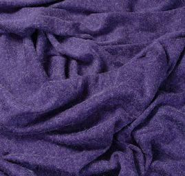 Jarní úplet s moherovým vlasem fialový