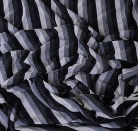 Úplet vzor pouržek černá/šedá/bílá