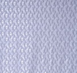 Krajka lístky bílá