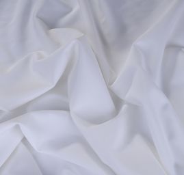 Letní kostýmová látka matná slonová kost