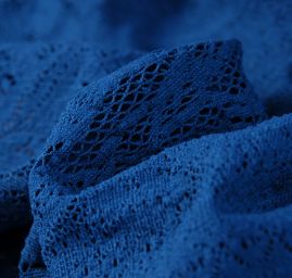 Efektní pružná krajka petrolejové barvy