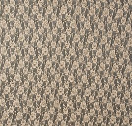 Pružná krajka květy barva bílá káva