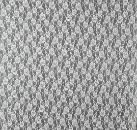 Pružná krajka květy smetanová